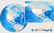 Shaded Relief Location Map of ZIP code 22033, highlighted country, highlighted county, within the entire country
