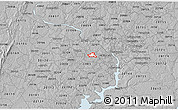 Gray 3D Map of ZIP code 22046