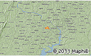 Savanna Style 3D Map of ZIP code 22046