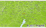 Physical 3D Map of ZIP code 22152