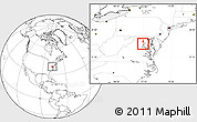 Blank Location Map of ZIP code 22152