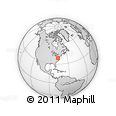 Outline Map of ZIP Code 22152