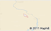 Classic Style 3D Map of ZIP code 22182, single color outside