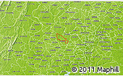 Physical 3D Map of ZIP code 22182