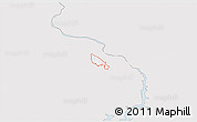 Silver Style 3D Map of ZIP code 22182, single color outside