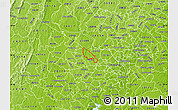 Physical Map of ZIP code 22182