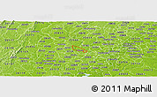 Physical Panoramic Map of ZIP code 22182
