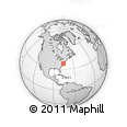 Outline Map of ZIP Code 23043