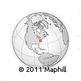 Outline Map of ZIP Code 23069