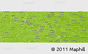 Physical Panoramic Map of ZIP code 23173
