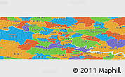 Political Panoramic Map of ZIP code 23225