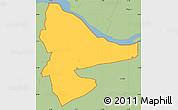 Savanna Style Simple Map of ZIP code 23225