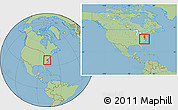 Savanna Style Location Map of ZIP code 23235, within the entire country