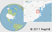 Savanna Style Location Map of ZIP code 23235, highlighted country, highlighted county