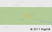 Savanna Style Panoramic Map of ZIP code 23235, single color outside