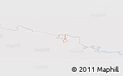 Silver Style Panoramic Map of ZIP code 23235, single color outside