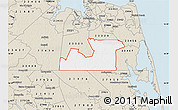 Classic Style Map of ZIP code 23322