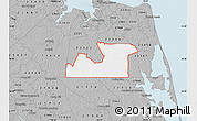 Gray Map of ZIP code 23322