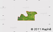 Satellite Map of ZIP code 23322, cropped outside