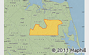 Savanna Style Map of ZIP code 23322