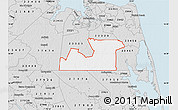 Silver Style Map of ZIP code 23322
