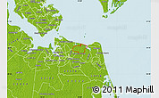 Physical Map of ZIP code 23455