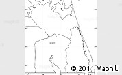 Blank Simple Map of ZIP code 23456