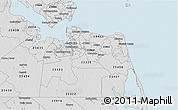 Silver Style 3D Map of ZIP code 23463