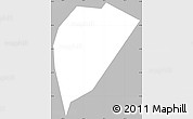Gray Simple Map of ZIP code 23463