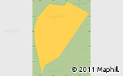 Savanna Style Simple Map of ZIP code 23463