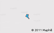 Political 3D Map of ZIP code 23604, cropped outside