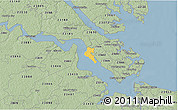 Savanna Style 3D Map of ZIP code 23604