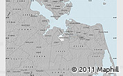 Gray Map of ZIP code 23701