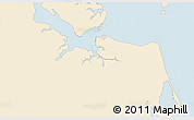 Classic Style 3D Map of ZIP code 23708, single color outside