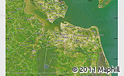 Satellite Map of ZIP code 23708