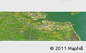 Satellite Panoramic Map of ZIP code 23708