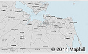 Silver Style 3D Map of ZIP code 23709