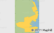 Savanna Style Simple Map of ZIP code 23709