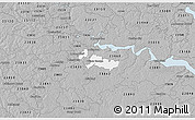 Gray 3D Map of ZIP code 23875