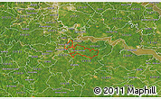 Satellite 3D Map of ZIP code 23875
