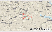 Shaded Relief 3D Map of ZIP code 23875