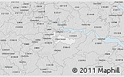 Silver Style 3D Map of ZIP code 23875