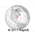 Outline Map of ZIP Code 23875
