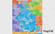 Political Shades 3D Map of ZIP codes starting with 239