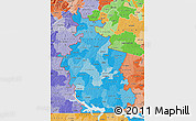 Political Shades Map of ZIP codes starting with 239