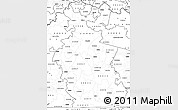 Blank Simple Map of ZIP codes starting with 239