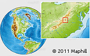 Physical Location Map of ZIP code 24060
