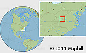Savanna Style Location Map of ZIP code 24060