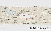 Classic Style Panoramic Map of ZIP code 24557