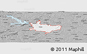 Gray Panoramic Map of ZIP code 24557